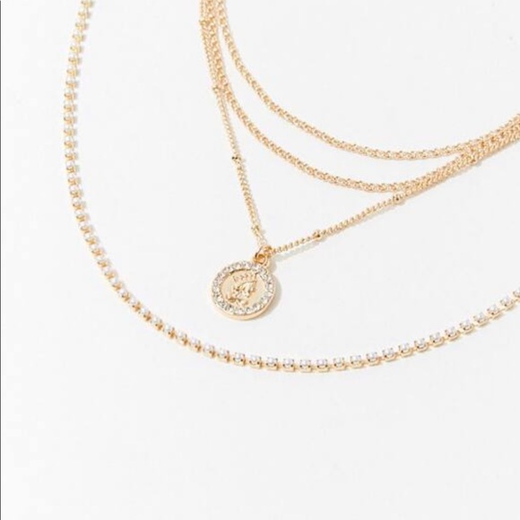 Delicate layer coin necklace - Picture 2 of 2